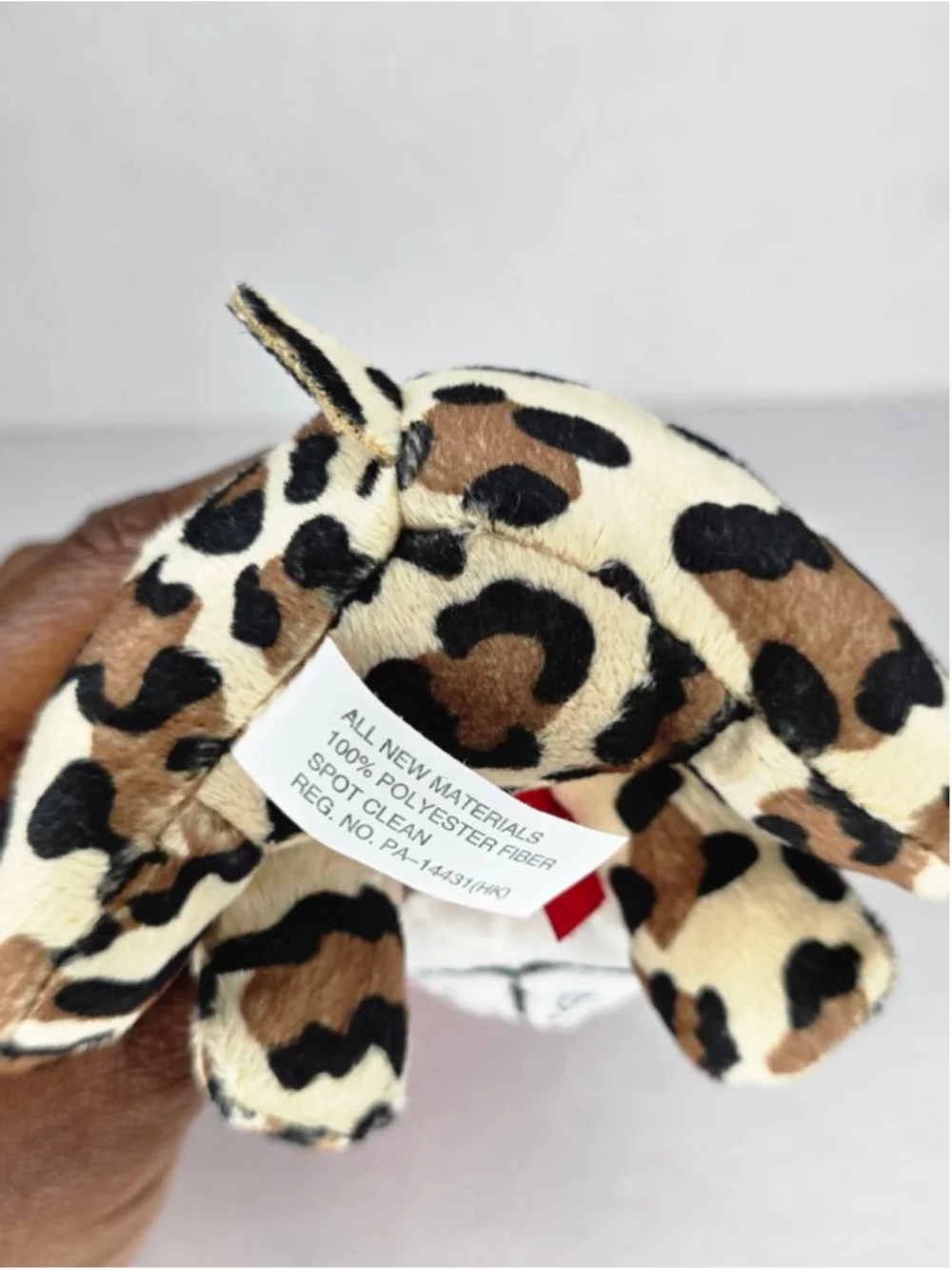 Baby Galerie Reese's Stuffed Animal One Size Brown Beige Leopard Print